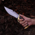 Walking Dead Knife Daryl Finger Guard Knife With Brass