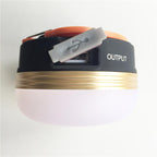Mini Portable Camping Lights 3W LED Waterproof Tents Lamp Night Hanging lamp USB Rechargeable