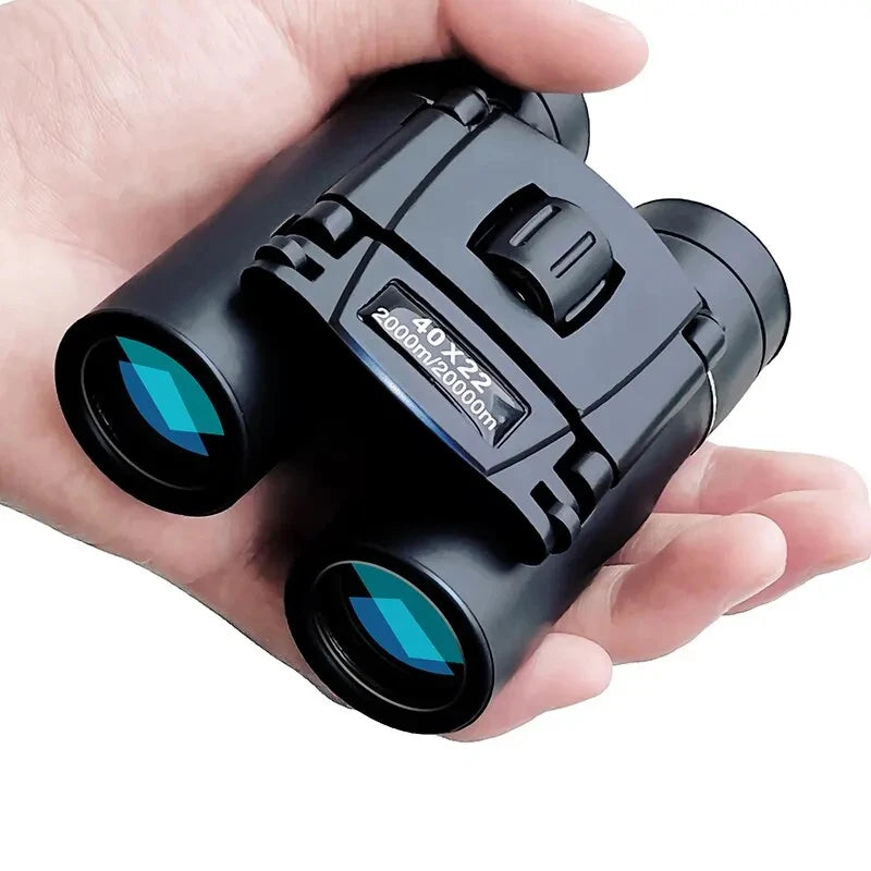 40x22 HD Binoculars BAK4 FMC Folding Mini Long Range Sight