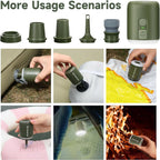 Nano Inflatable Pump with Built-In Lantern Magnetic Portable Design