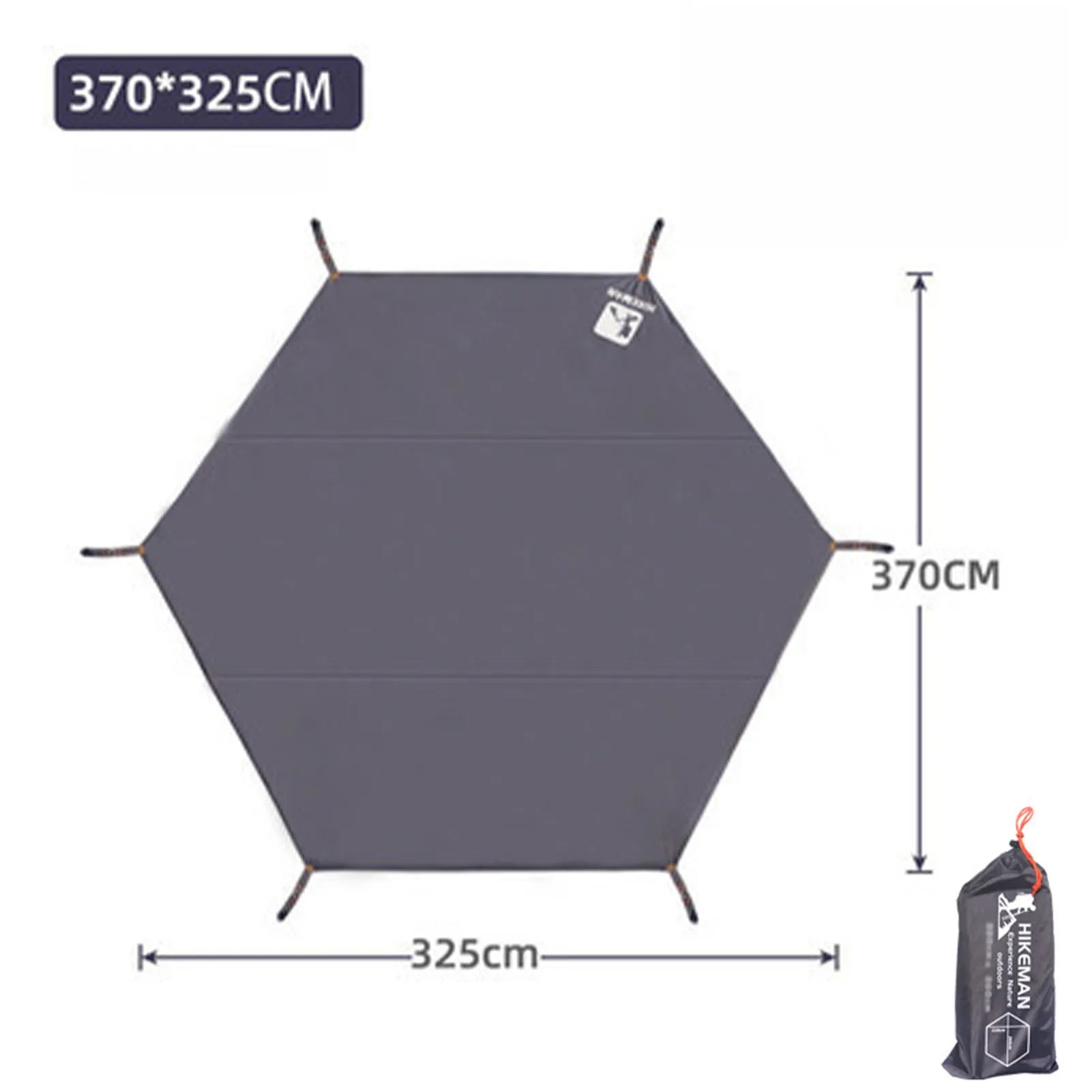 Hexagonal Camping Tent Ground Mat Waterproof Dampproof Pad
