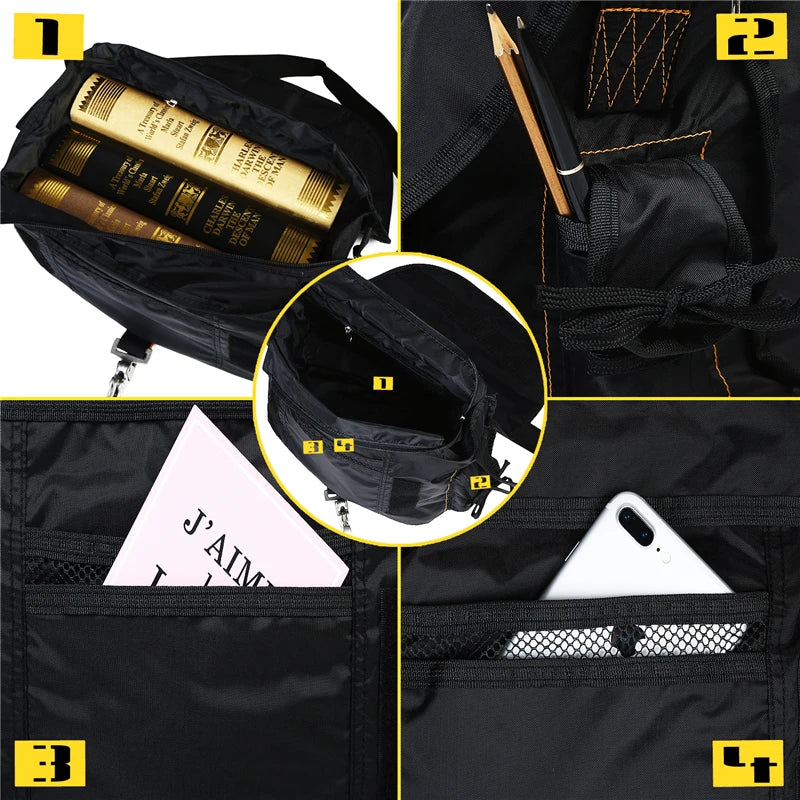 Tactical Shoulder Sling Bag Waterproof Nylon