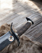 Mountain Stalker Along Knife with Antler Handle