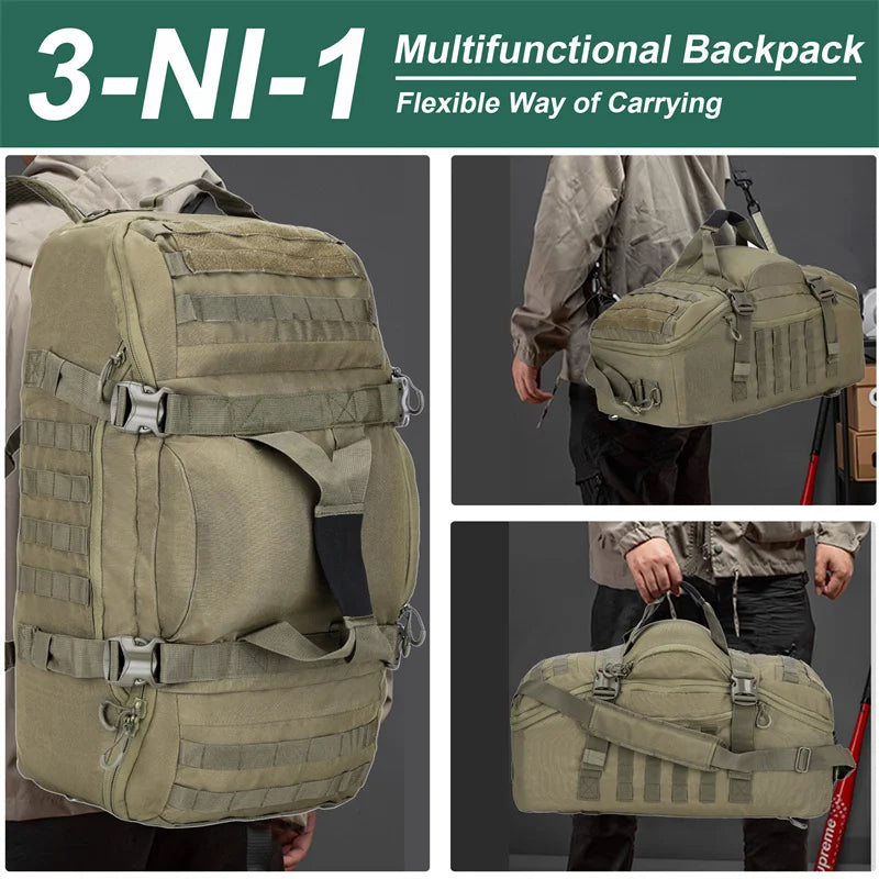 Tactical Backpack Large Hiking Travel Bag 30L 45L 80L