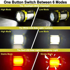 Rechargeable 1000-lumen LED camping light with multiple modes and built-in power bank.