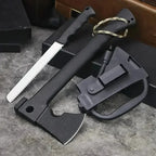 Hand Axe And Survival Gear Lightweight Hatchet With Nested Serrated Wood Saw Knife And Magnesium Fire Starter Tool