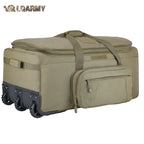 124L Large Camping Travel Bag Waterproof Nylon Trolley Luggage