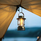 2-in-1 Solar USB Camping Lantern Ultra-Bright 360° Hanging Light