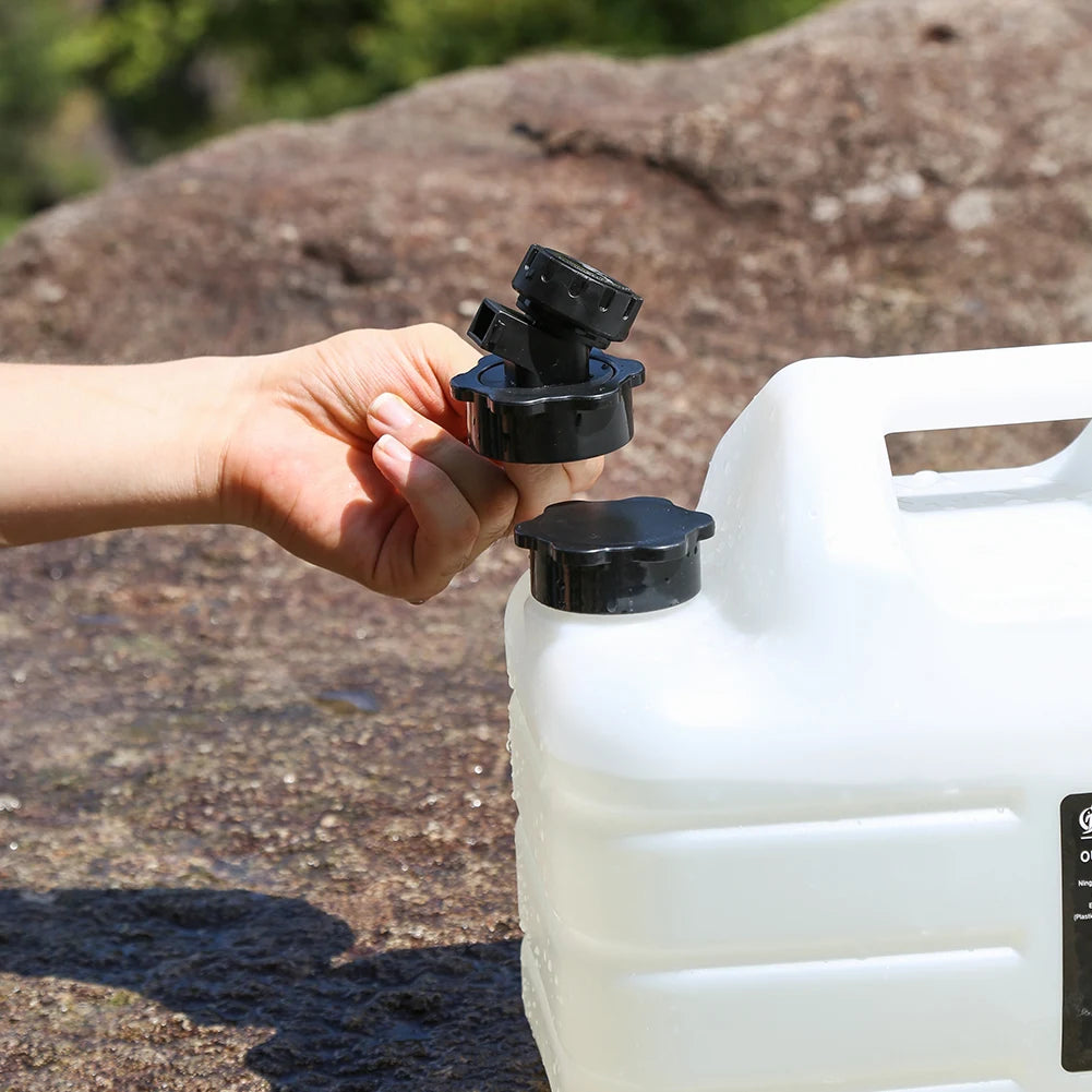 11L Camping Water Jug with Faucet Water Storage Container Large Capacity Water Dispenser Carrier for Vehicle Car Camping