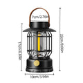 2-in-1 Solar USB Camping Lantern Ultra-Bright 360° Hanging Light