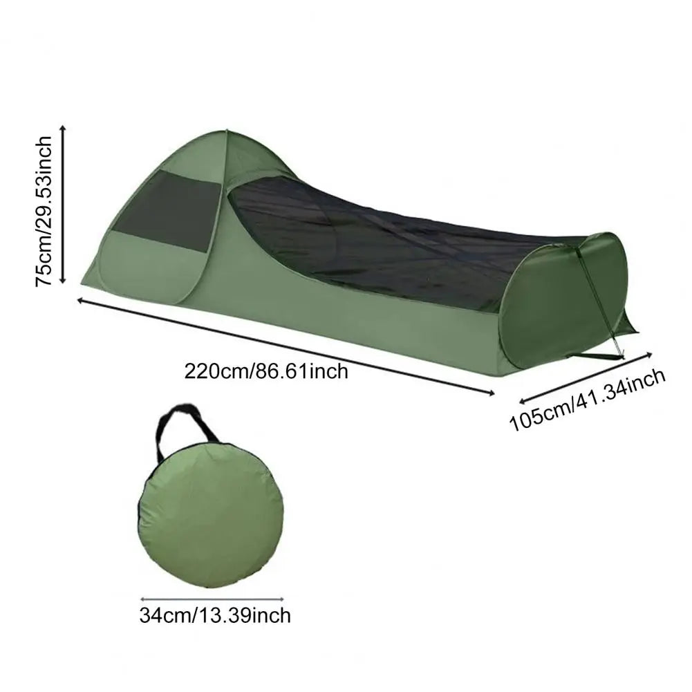Lightweight Pop-Up Camping Tent Single Person with Breathable Net