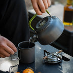 3-Piece Camping Cookware Set Pot Pan Kettle for 2–3 Person Backpacking