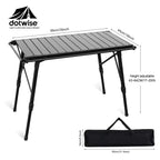 Tactical Camping Storage Table Insulated Waterproof Folding 30–43L