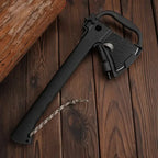 Hand Axe And Survival Gear Lightweight Hatchet With Nested Serrated Wood Saw Knife And Magnesium Fire Starter Tool