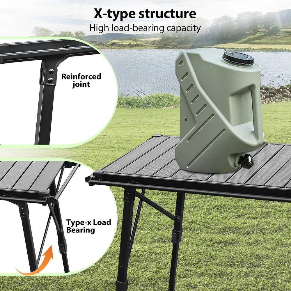 Tactical Camping Storage Table Insulated Waterproof Folding 30–43L