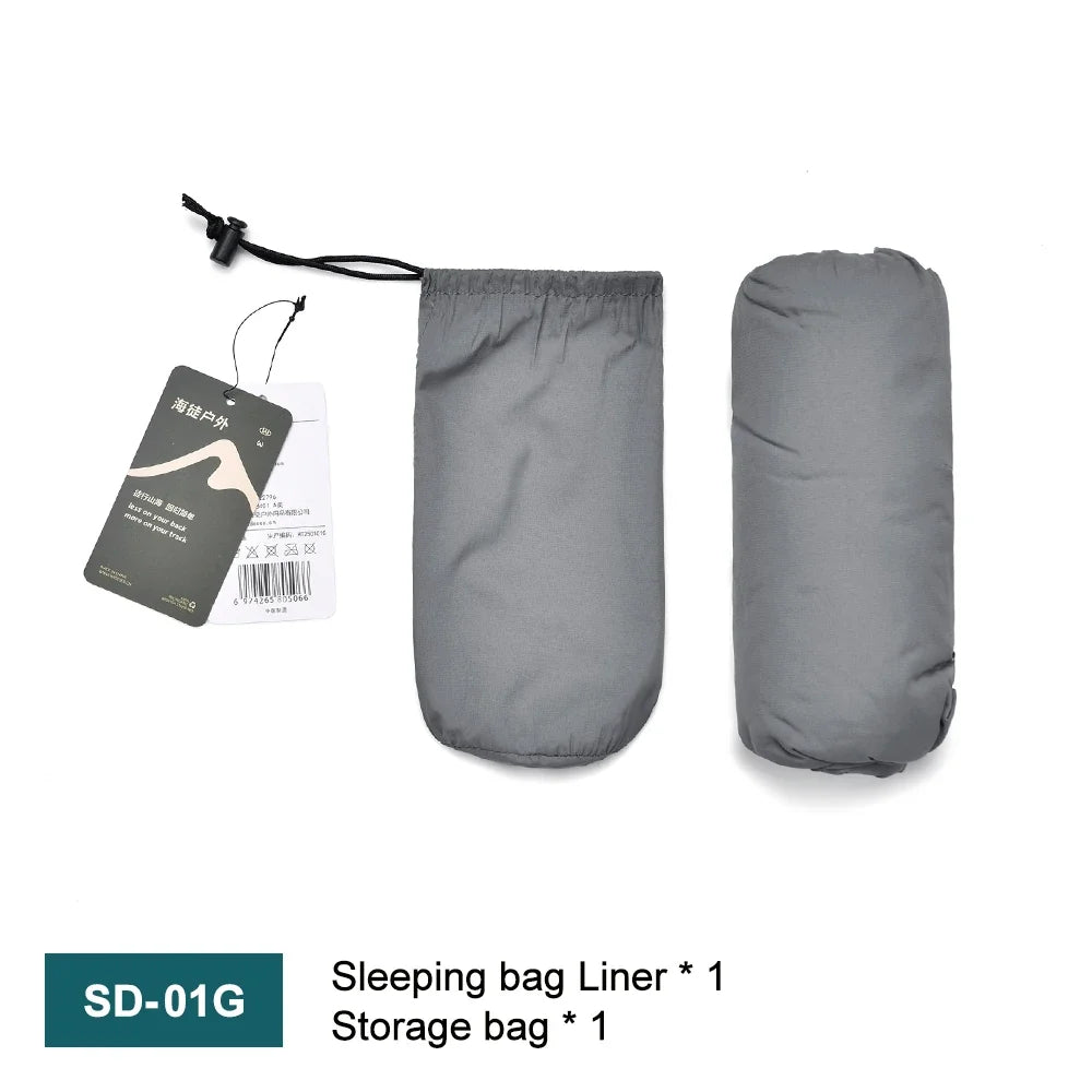 Outdoor Camping Sleeping Bag Liner Ultralight Mummy Sleeping Bag Backpack Liner Single Person Travel  Sleeping Bag