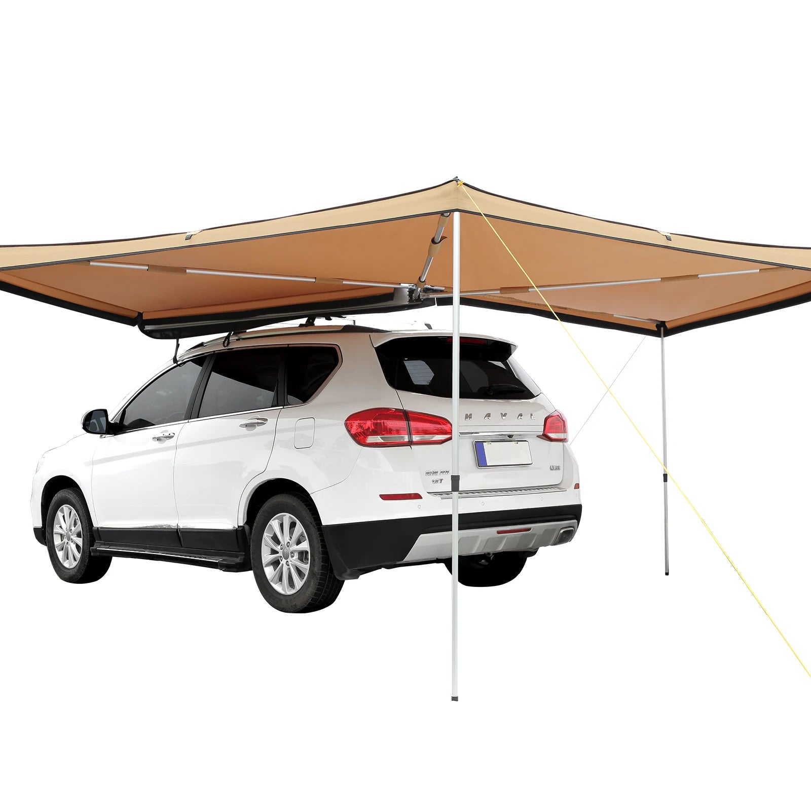 Retractable Vehicle Awning Car Side Awning with Storage Bag