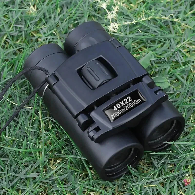 40x22 HD Binoculars BAK4 FMC Folding Mini Long Range Sight