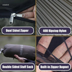 11ft Camping Hammock with Mosquito Net Lightweight