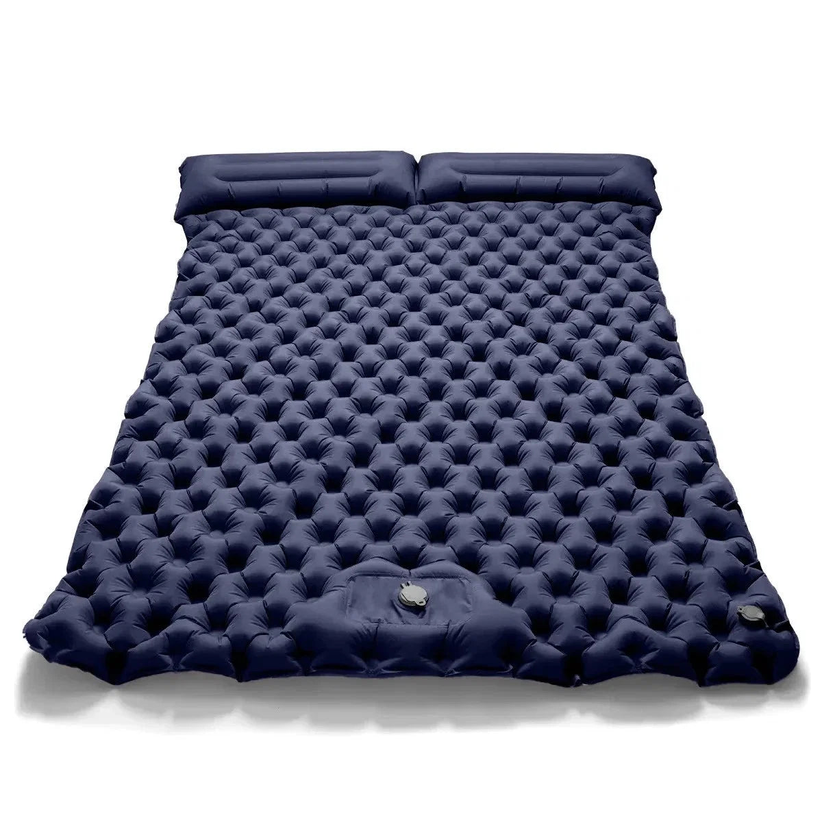 Double Inflatable Camping Mattress – Ultralight Folding Sleeping Pad with Built-in Pump