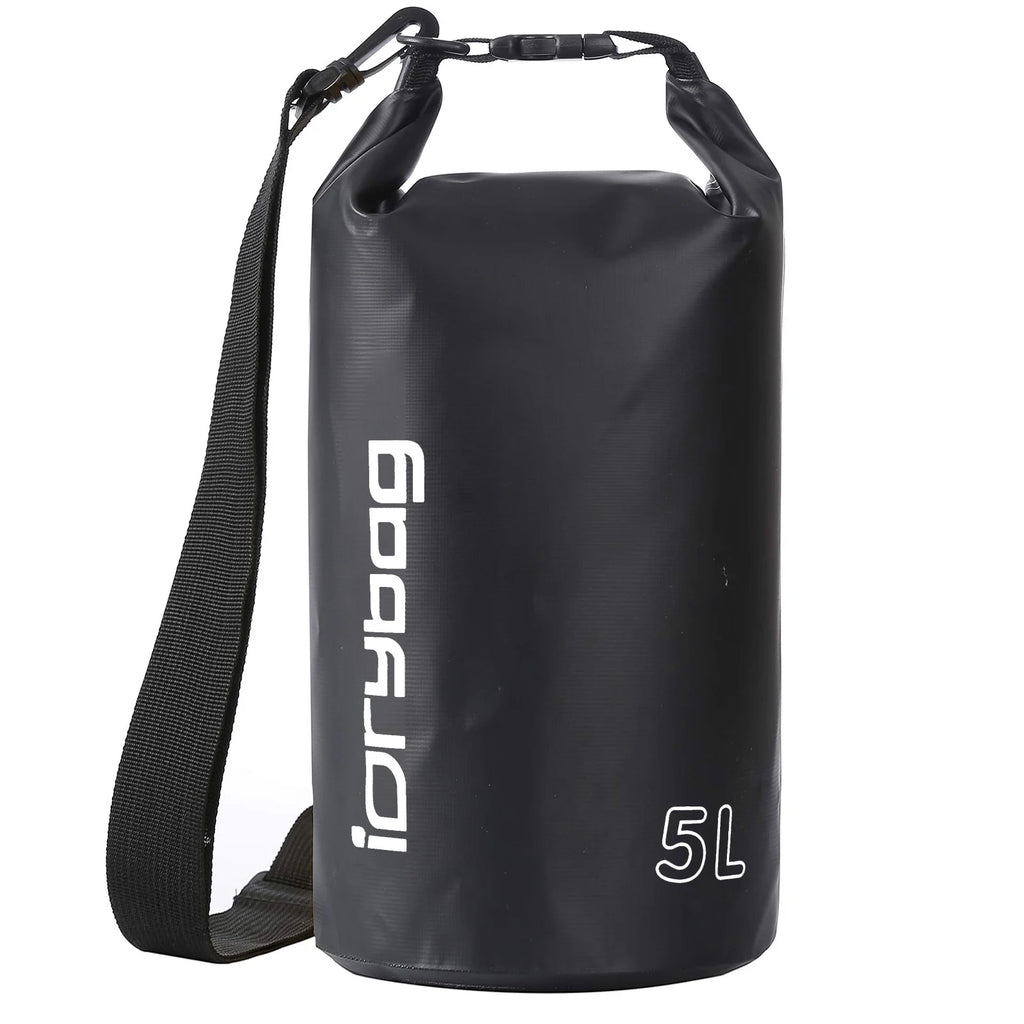 IDrybag Waterproof Dry Bag 2L 5L 10L PVC for Kayaking Boating Camping