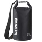 IDrybag Waterproof Dry Bag 2L 5L 10L PVC for Kayaking Boating Camping