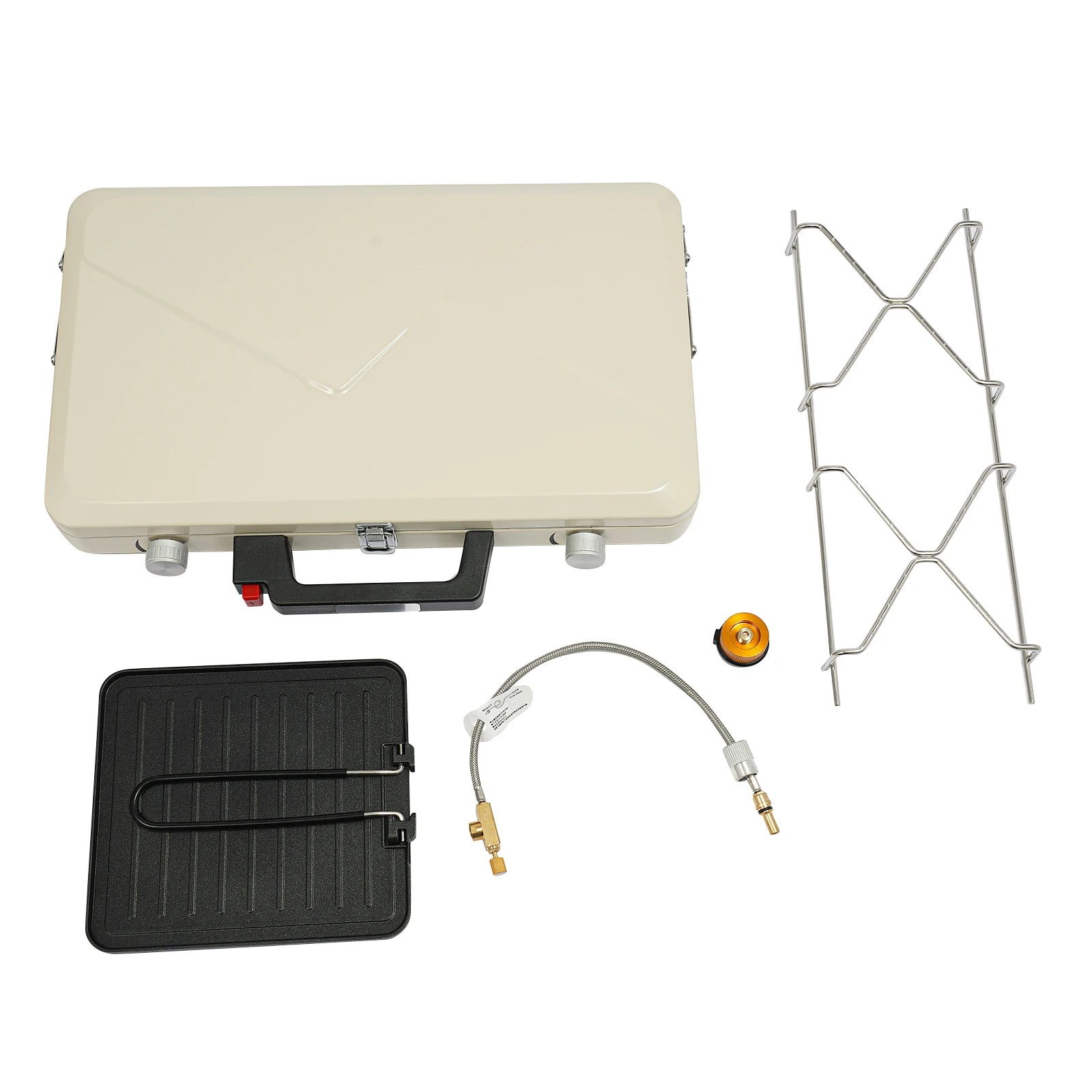 Dual Burner Camping Stove 2x3500W Foldable Gas Stove with Ignition