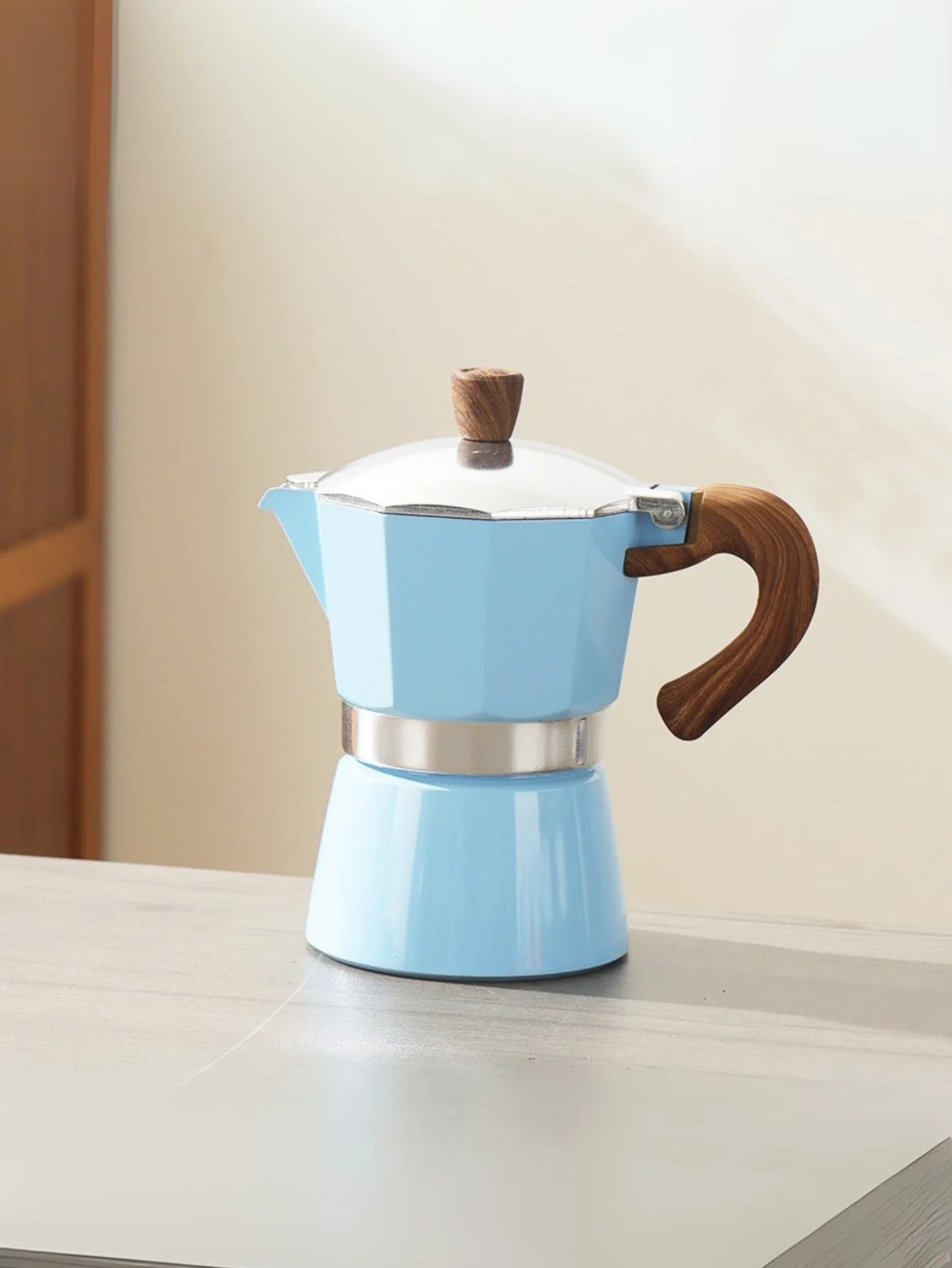 Moka Pot Stovetop Espresso Maker 3 Cup Italian Coffee Maker