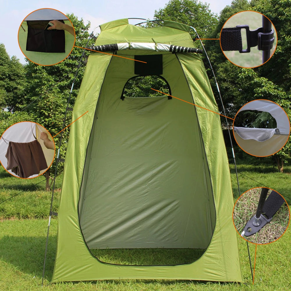 Camping Shower Tent 6ft Privacy Changing Room Pop-Up
