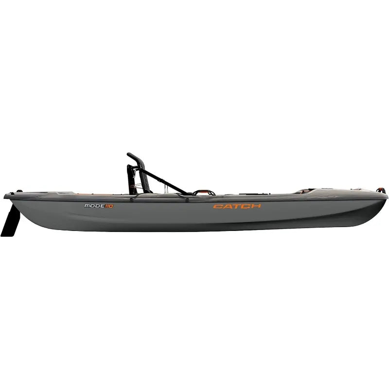 Catch Mode 110 premium fishing kayak with lawn chair seat, 10.5 ft design for anglers.