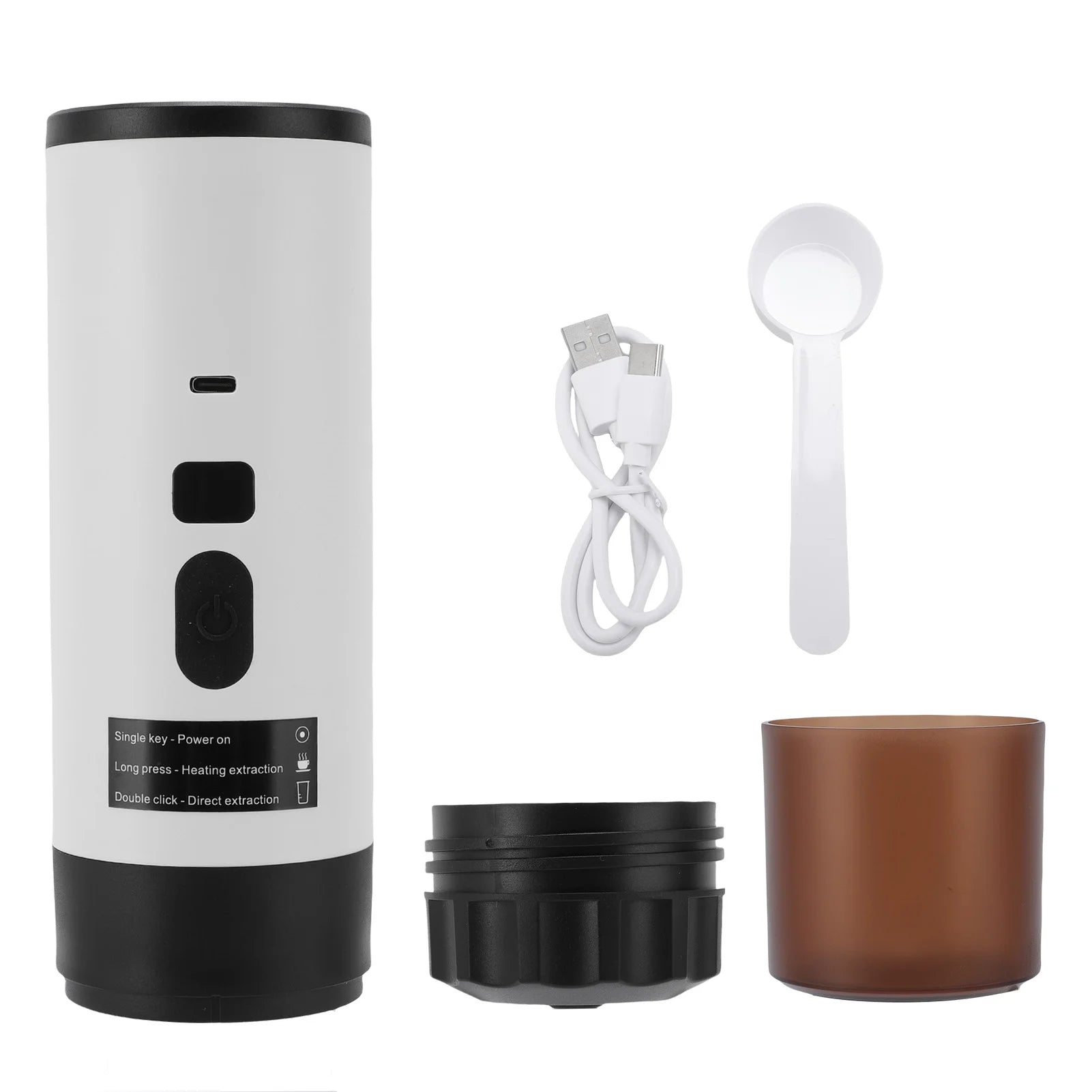 Portable Capsule Coffee Maker Cordless Electric Coffee Machine