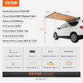 Retractable Vehicle Awning Car Side Awning with Storage Bag