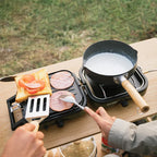 Naturehike 2-Burner Portable Camping Stove with Griddle
