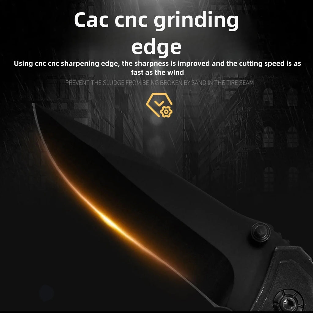 Multi-Functional Folding Camping Knife with Safety Lock Tactical Pocket Knife