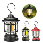 LED Camping Lantern COB Battery Powered with 2 Lighting Modes
