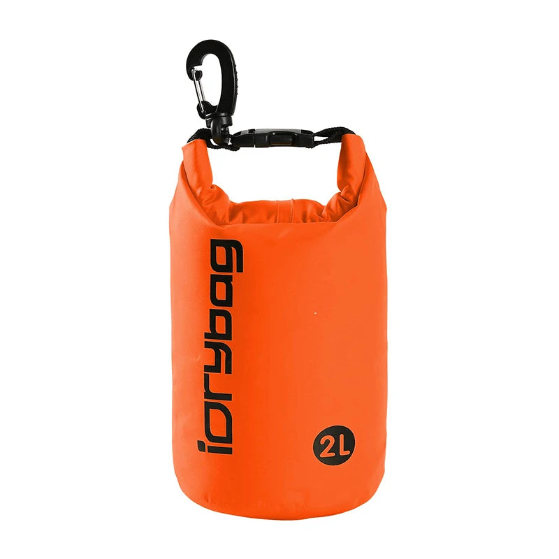 IDrybag Waterproof Dry Bag 2L 5L 10L PVC for Kayaking Boating Camping