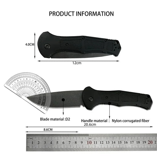 BM 9070 Folding Pocket Knife Drop Point Blade Grivory Handle