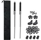 Multi-Functional Ultralight Trekking Pole Adjustable Foldable Hiking Pole