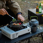 3-Piece Camping Cookware Set Pot Pan Kettle for 2–3 Person Backpacking