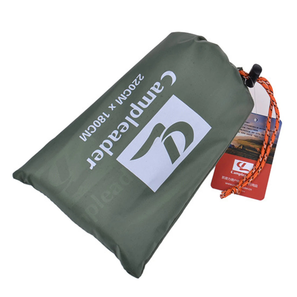 Waterproof Tarpaulin Cover Rainproof Sunshade Camping Tarp 220 x 180 cm