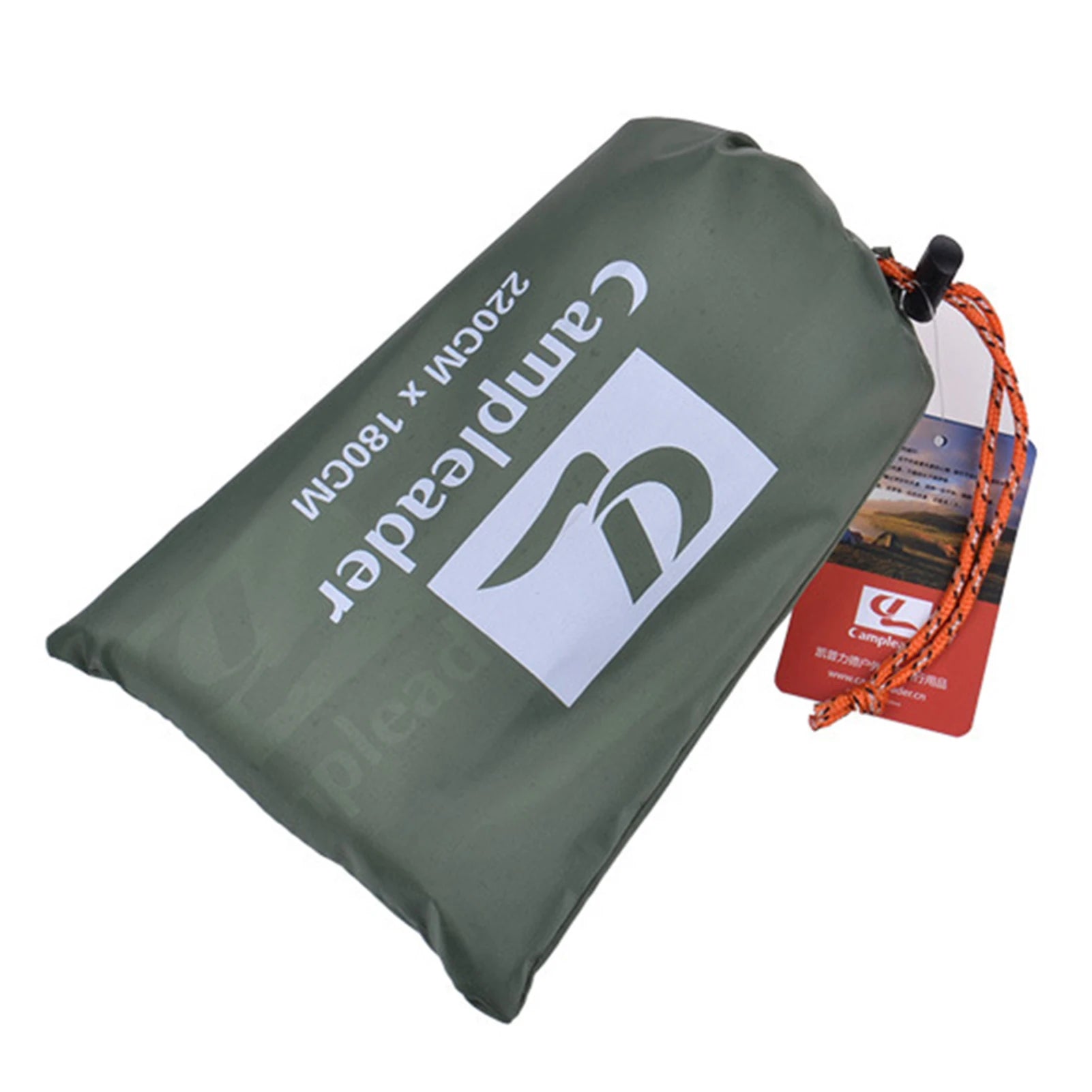 Waterproof Tarpaulin Cover Rainproof Sunshade Camping Tarp 220 x 180 cm