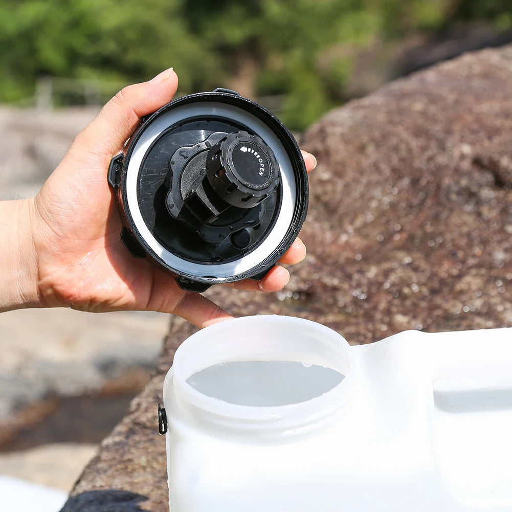 11L Camping Water Jug with Faucet Water Storage Container Large Capacity Water Dispenser Carrier for Vehicle Car Camping