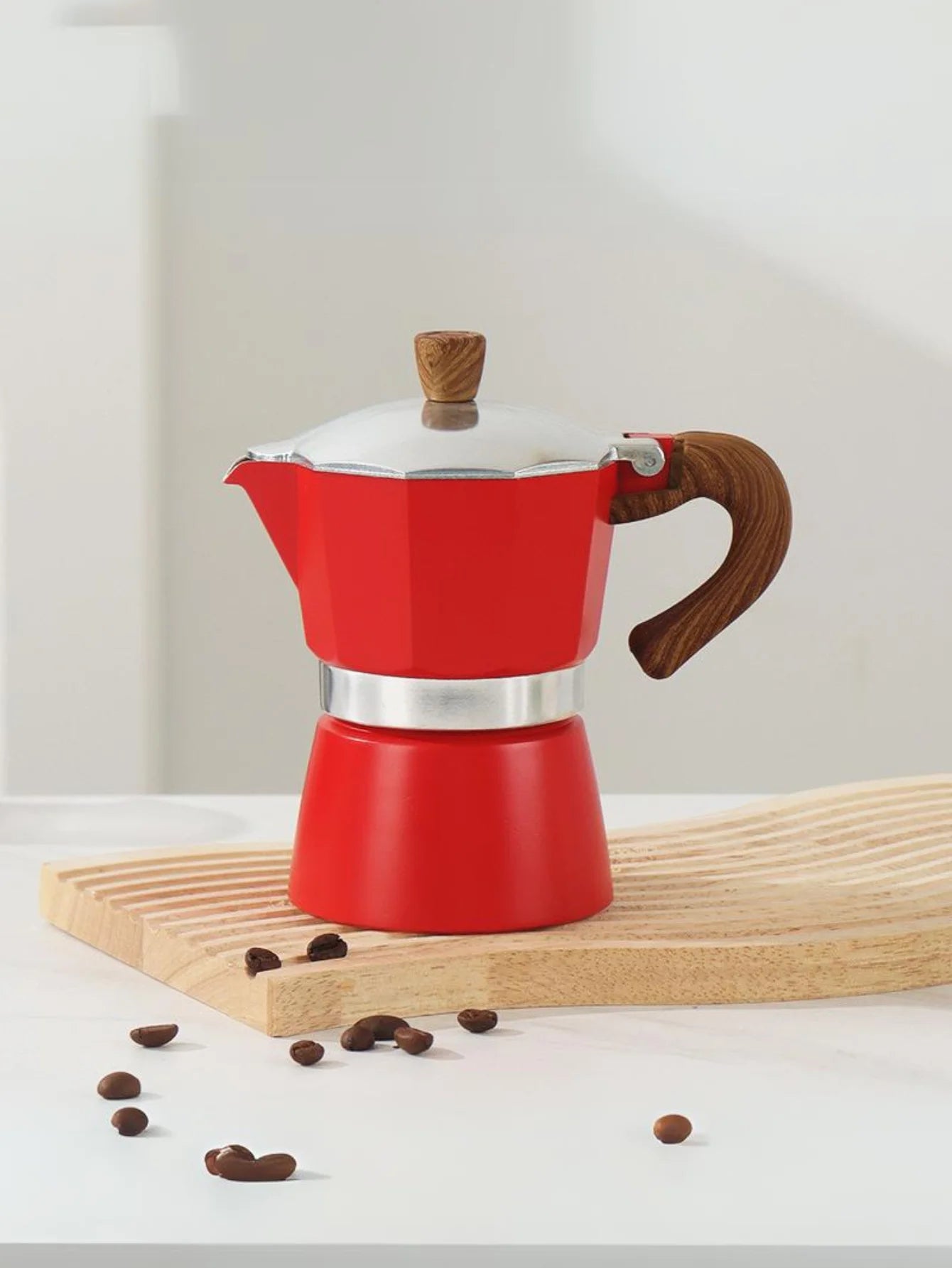 Moka Pot Stovetop Espresso Maker 3 Cup Italian Coffee Maker