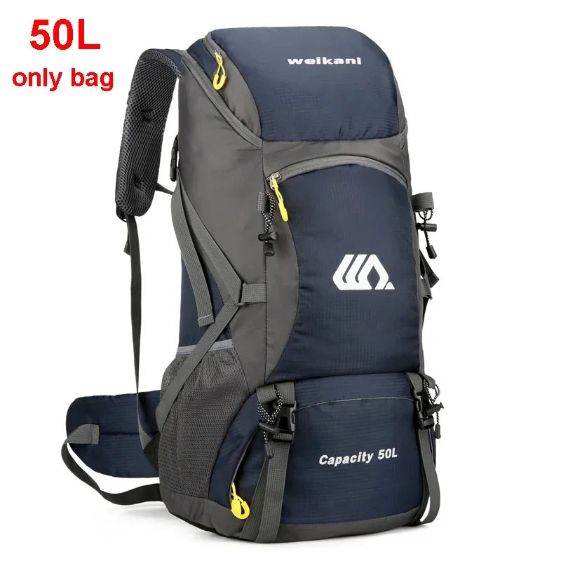 Travel Backpack Waterproof Hiking Camping Rucksack 50L