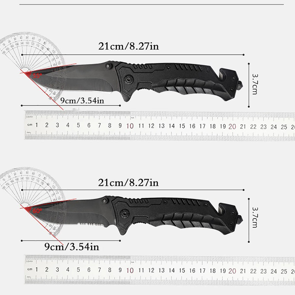 Multi-Functional Folding Camping Knife with Safety Lock Tactical Pocket Knife