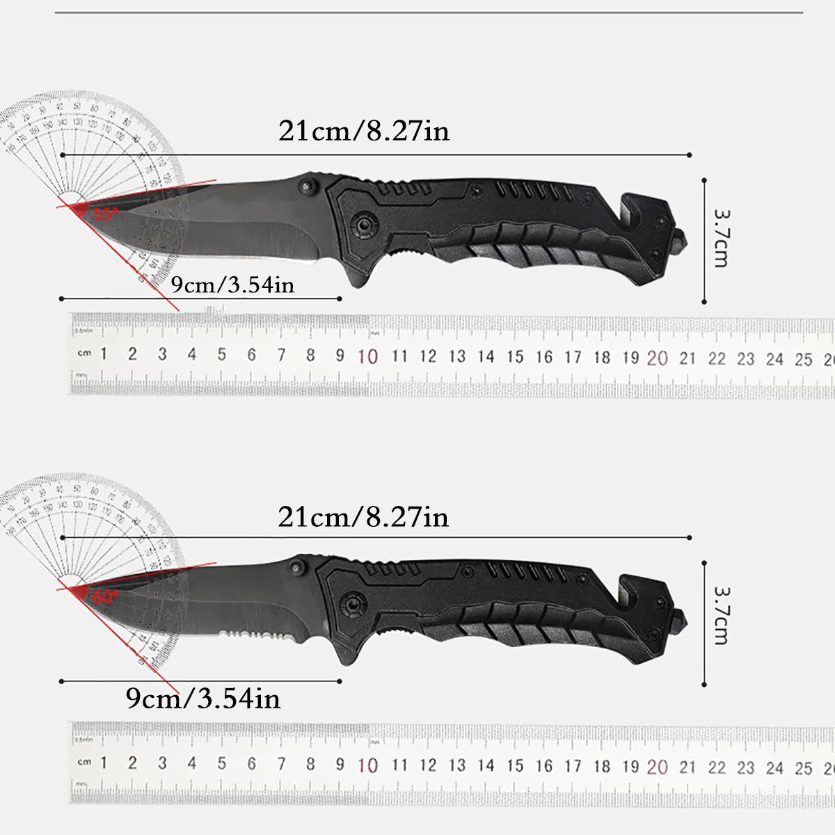 Multi-Functional Folding Camping Knife with Safety Lock Tactical Pocket Knife