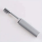 Portable Charcoal Folding Toothbrush - Compact Design for Travel, Camping, and Hiking