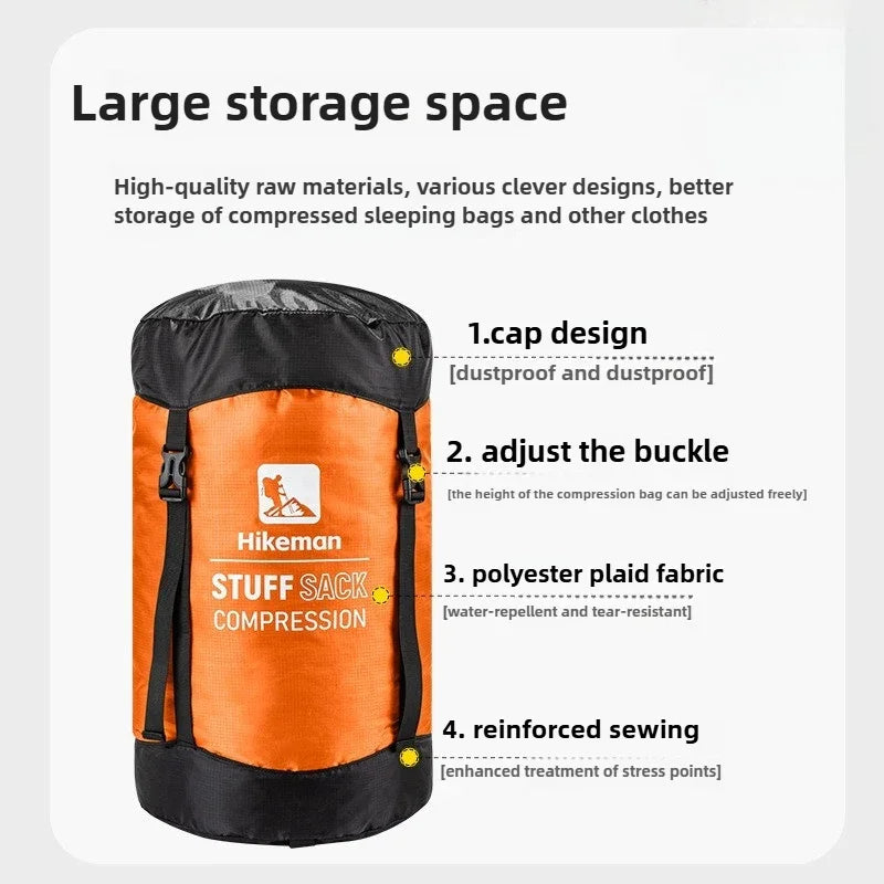Camping Compression Bag Large Capacity Travel Storage Organizer