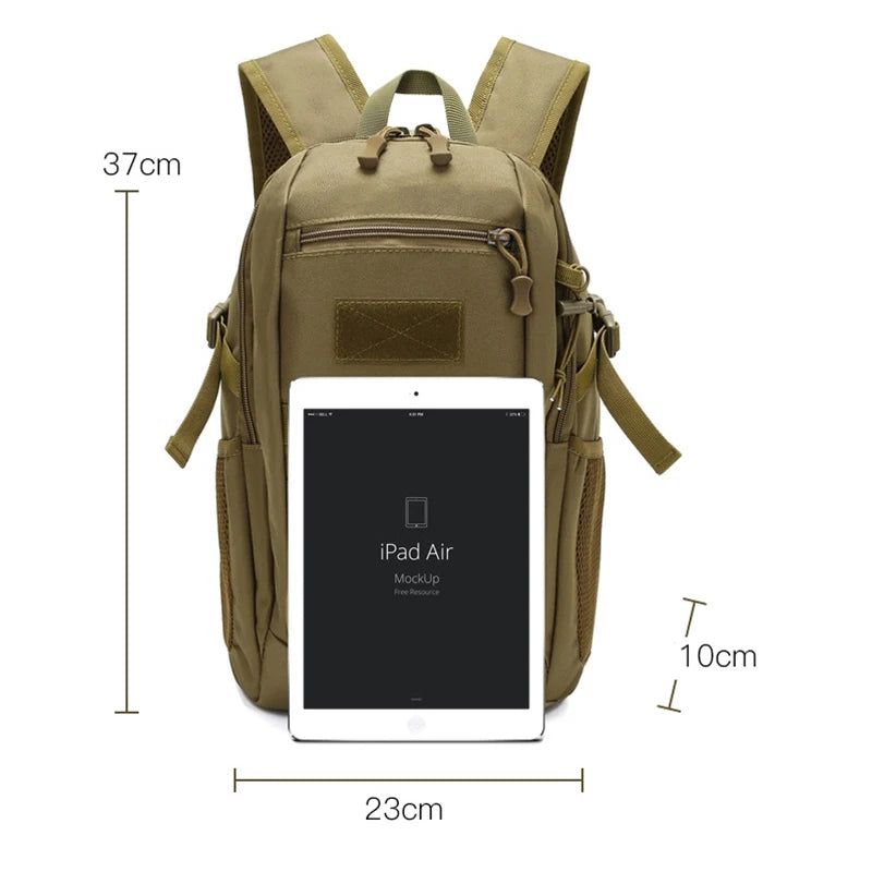 Nylon Tactical Backpack Waterproof Pack for Camping