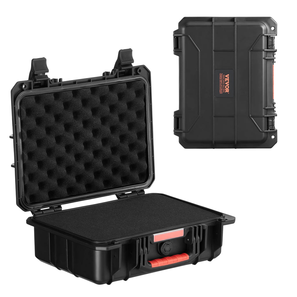 VEVOR IP67 weatherproof hard case with pre-cut foam for protective travel and storage